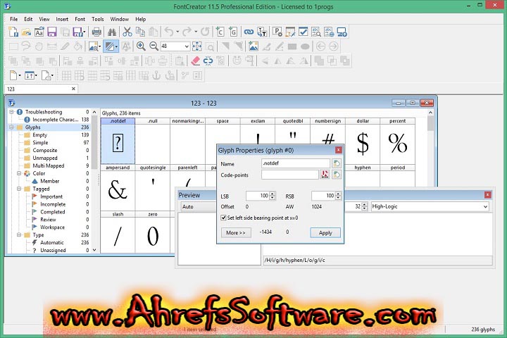 High-Logic Font Creator Pro : Version 15.0.0.2999 (x64bit) (Software) Free Download High-Logic Font Creator Pro : Version 15.0.0.2999 (x64bit) (Software) Free Download