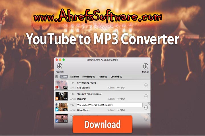 MediaHuman YouTube To MP3 Converter : Version 3.9.9.95 (x64bit) (Software) full Version MediaHuman YouTube To MP3 Converter : Version 3.9.9.95 (x64bit) (Software) full Version