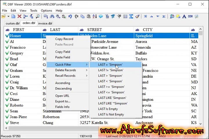 DBF Converter : Version 7.31 (PC Software 2024) for window