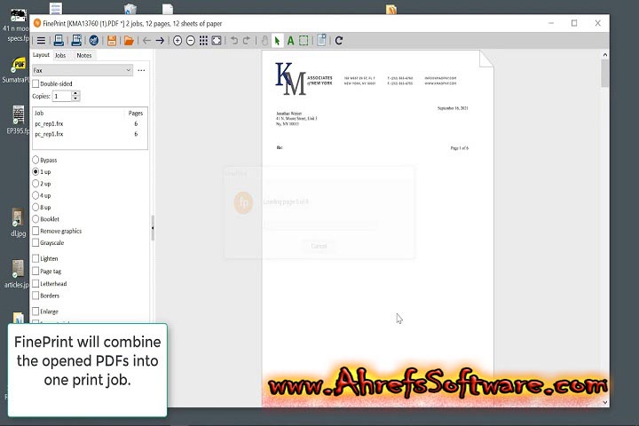 Fine Print : version 12.01 (PC Software) AhrefsSoftware.com