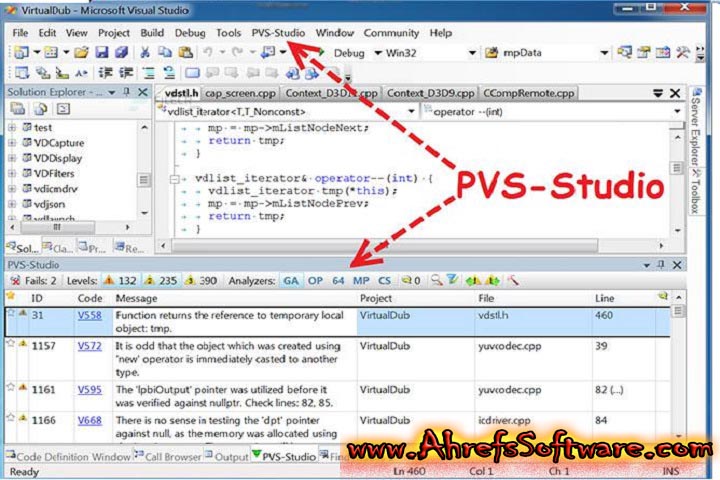PVS Studio : Version 7.32.83291.1127 (PC Software 2024) AhrefsSoftware.com PVS Studio : Version 7.32.83291.1127 (PC Software 2024) AhrefsSoftware.com