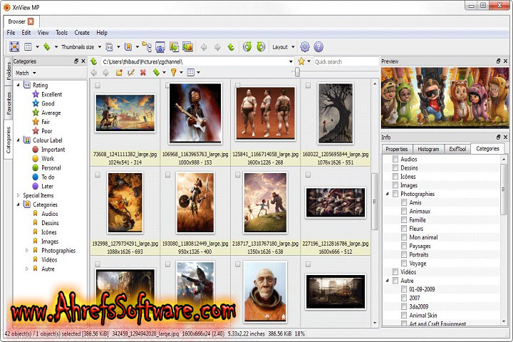 X n View MP : Version 1.8.2 (x64bit) PC Software 2024 AhrefsSoftware.com X n View MP : Version 1.8.2 (x64bit) PC Software 2024 AhrefsSoftware.com