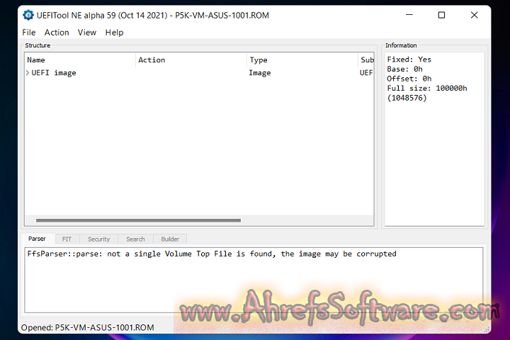 UEFITool NE A71 2025 v64 [Latest Version]