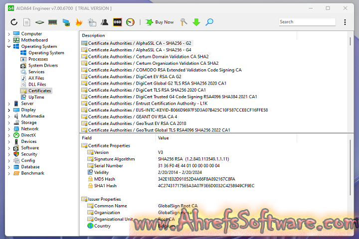 AIDA64 Extreme - Engineer 2025 v7.65.7400 [Free Download]