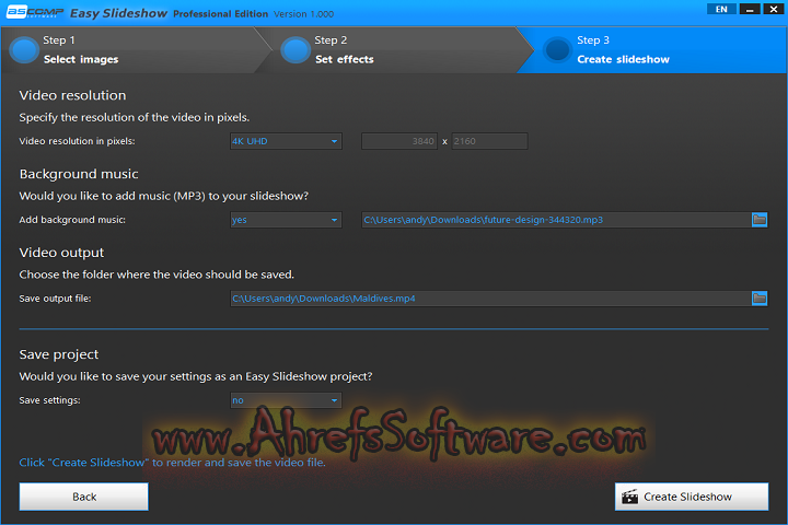 ASCOMP Easy Slideshow Professional 2025 v2.000 [Latest Version]