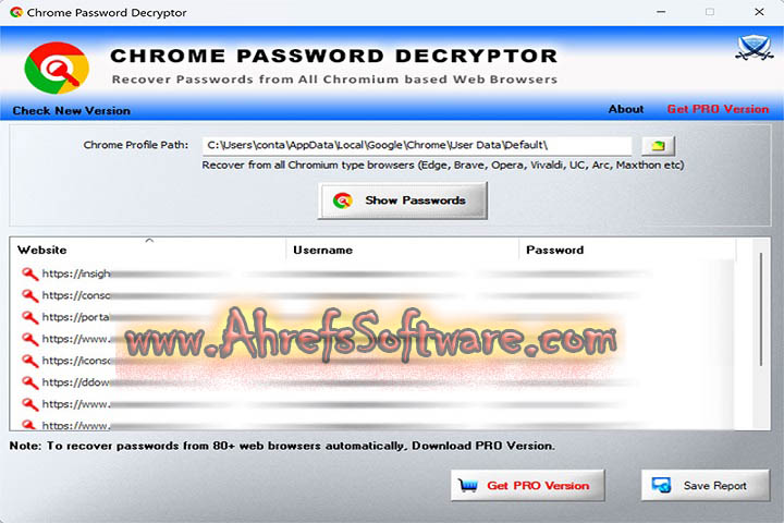 Browser Password Decryptor 2025 v18.0 [Pc Software]